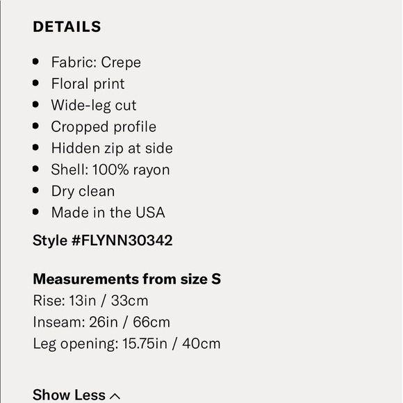 NWT Flynn Skye Parker pants size small - Picture 5 of 7